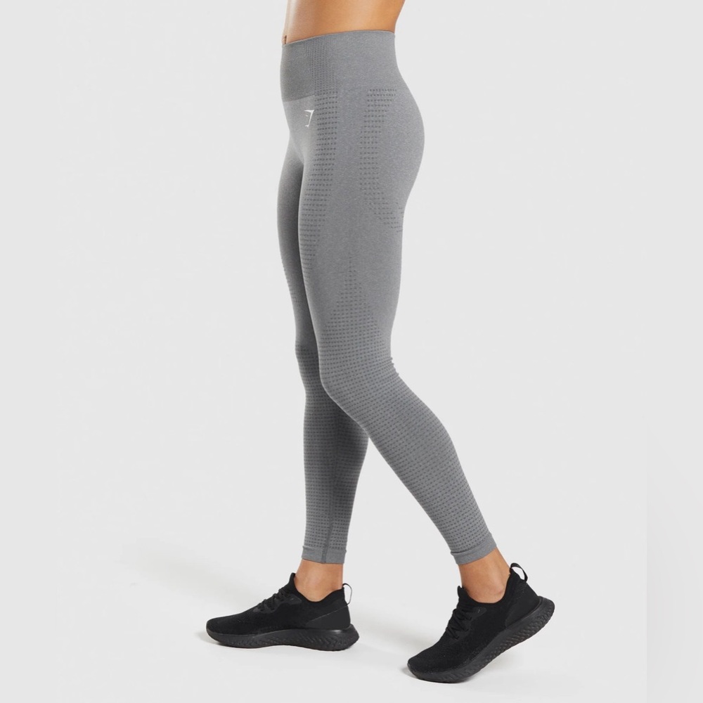 GymShark Vital Seamless 2.0 Leggings Size M Purple Athleisure Gym Workout - Picture 9 of 10